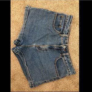 John Galt high rise jean shorts